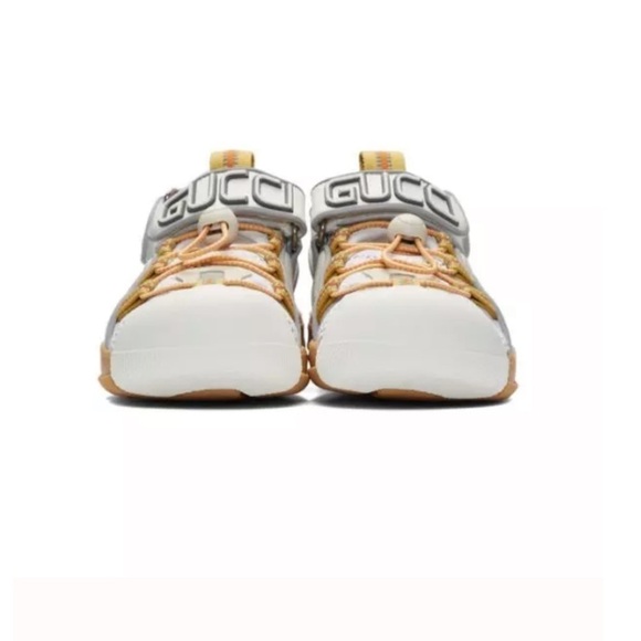 Gucci tinsel mesh reflective sandals - Picture 4 of 8